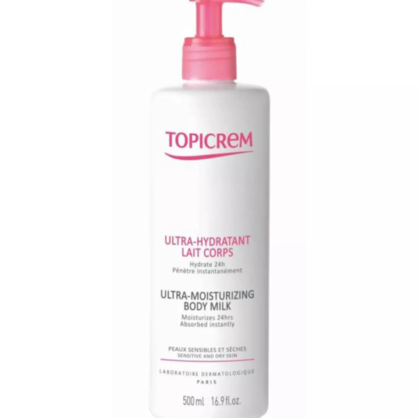 Topicrem lait corps ultra hydratant 500ml