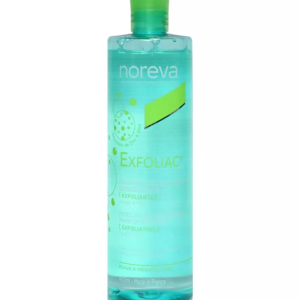 Exfoliace au micellaire nettoyante visage yeux peau a imperfection 400ml