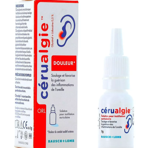 Cerualgie douleur soulage les douleurs inflammations de l'oreille 7g