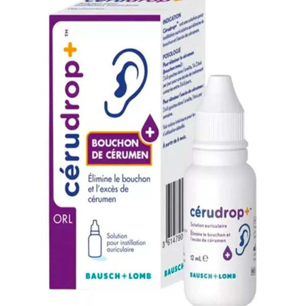 Cérudrop bouchon de cérumen solution auriculaire 12ml
