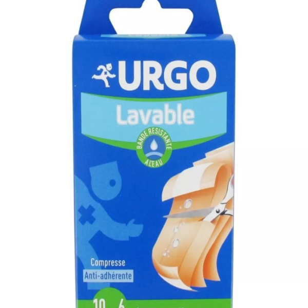 Urgo premiers soins pansement lavable bandes a decouper