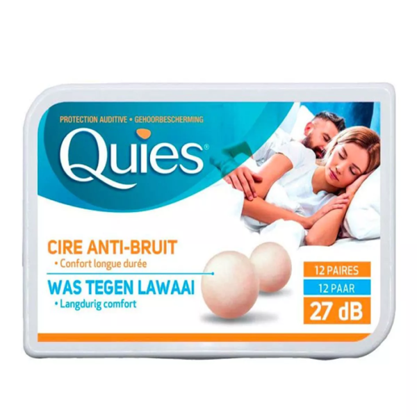 Quies protection auditive en cire 12 paires