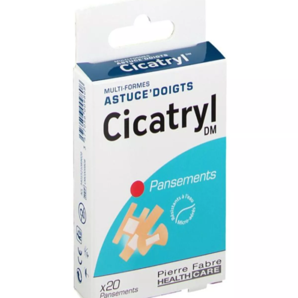 Cicatryl multiformes astuce doigts 20 pansements
