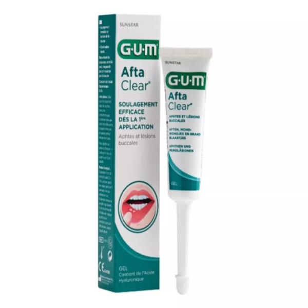 Gum afta clear gel aphtes et lésions buccales 10ml