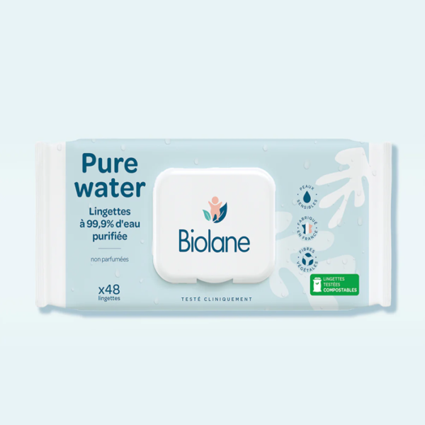 Biolane-Lingettes pure water