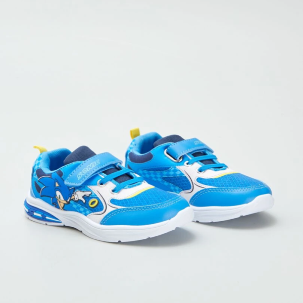 Chaussure baskets lumineuses Sony bleu