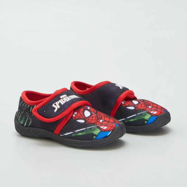 Chaussons spiderman Marvel noir/rouge