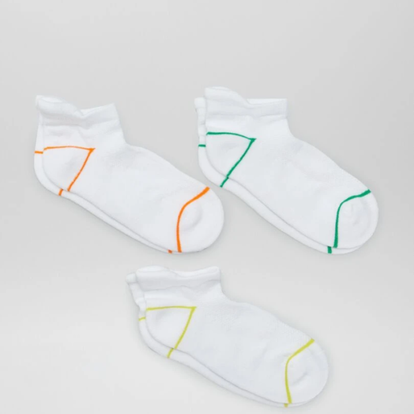 Lot de 3 chaussettes de sport invisibles