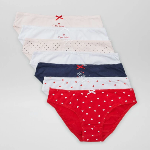 Lot de 7 culottes