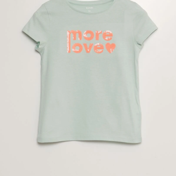 T-shirt manches courtes avec animation